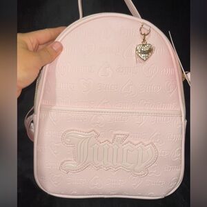 BNWT juicy couture blush pink am backpack!